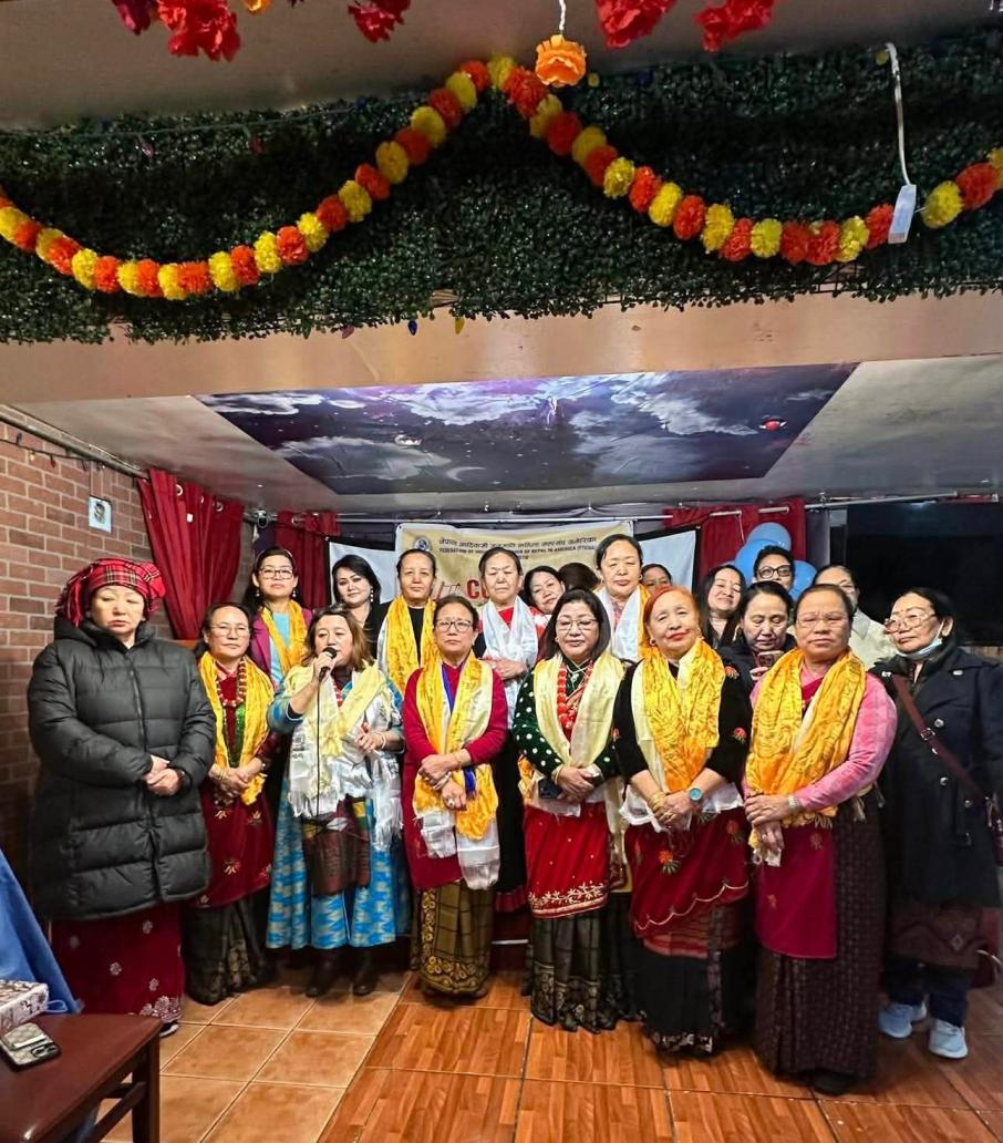 नेपाल आदिवासी जनजाति महिला महासंघ अमेरिका (फिवना) को नयाँ नेतृत्वमा पुनः इन्दिरा चोङबाङ